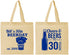 Personalized Birthday Cotton Tote Bags - 30th | 20215