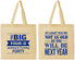 Personalized Birthday Cotton Tote Bags - 40th | 20225