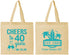 Personalized Birthday Cotton Tote Bags - 40th Beach | 20226