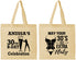 Personalized Birthday Cotton Tote Bags - 30th Flirty At Thirty | 20236