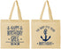 Personalized Birthday Cotton Tote Bags - Oh Ship Nautical | 20238