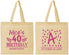 Personalized Birthday Cotton Tote Bags - 40th | 20258
