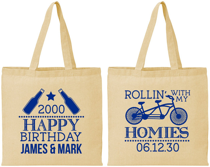 Personalized Birthday Cotton Tote Bags - 30th | 20259