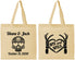 Personalized Wedding Cotton Tote Bags - Mr And Mrs Sugar Skull | 205