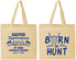 Personalized Easter Cotton Tote Bags - Born To Hunt | 210001