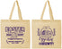 Personalized Easter Cotton Tote Bags - Eggcited For Hunt Bunny | 210006