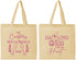 Personalized Easter Cotton Tote Bags - Eggcited For Hunt Bunny | 210011