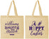 Personalized Easter Cotton Tote Bags - Hoppy Bunny Eggs | 210012