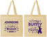 Personalized Easter Cotton Tote Bags - Every Bunny Party | 210016