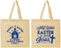 Personalized Easter Cotton Tote Bags - Silly Rabbit | 210025