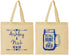 Personalized Wedding Cotton Tote Bags - The Hunt Is Over Mason Jar | 211