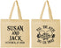 Personalized Wedding Cotton Tote Bags - Til Death Do Us Part | 213