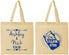 Personalized Wedding Cotton Tote Bags - The Hunt Is Over Mason Jar | 218