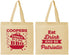 Personalized 4th Of July Cotton Tote Bags - Eat Drink Patriotic | 220002
