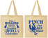 Personalized 4th Of July Cotton Tote Bags - Pink Peel Crawfish | 220011