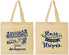 Personalized 4th Of July Cotton Tote Bags - Fireworks | 220021