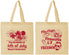 Personalized 4th Of July Cotton Tote Bags - Fireworks Beach | 220026