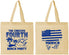Personalized 4th Of July Cotton Tote Bags - Beach Merica Yall | 220027