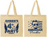 Personalized 4th Of July Cotton Tote Bags - Abraham Drinkin | 220037
