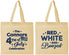 Personalized 4th Of July Cotton Tote Bags - Red White Booze | 220045