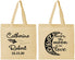 Personalized Wedding Cotton Tote Bags - Over The Moon In Love | 224