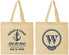 Personalized Wedding Cotton Tote Bags - Monogram Nautical | 226