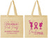 Personalized Awareness Cotton Tote Bags - Drink For Pink | 230001