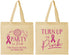 Personalized Awareness Cotton Tote Bags - Party In Pink | 230002