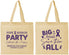 Personalized Awareness Cotton Tote Bags - Pink Ribbon | 230004