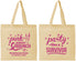 Personalized Awareness Cotton Tote Bags - Party Like A Survivor | 230005
