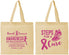 Personalized Awareness Cotton Tote Bags - Steps For A Cure | 230014
