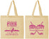 Personalized Awareness Cotton Tote Bags - Gold Drive Out | 230017