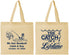 Personalized Wedding Cotton Tote Bags - Catch Of A Lifetime | 234