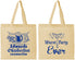 Personalized Oktoberfest Cotton Tote Bags - Wurst Party Ever | 240008