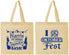 Personalized Oktoberfest Cotton Tote Bags - Pretzel | 240009