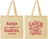 Personalized Wedding Cotton Tote Bags - Catch Of A Lifetime Lobster | 245