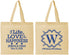 Personalized Wedding Cotton Tote Bags - Life Love Happiness | 248