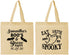 Personalized Halloween Cotton Tote Bags - Ghost Spooky Boo | 250007