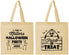 Personalized Halloween Cotton Tote Bags - Trick Or Treat | 250010