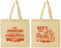 Personalized Halloween Cotton Tote Bags - Boos And Booze | 250012