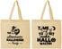 Personalized Halloween Cotton Tote Bags - Hallowasted Pumpkin | 250013