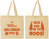Personalized Halloween Cotton Tote Bags - Boo | 250016