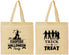 Personalized Halloween Cotton Tote Bags - Trick Or Treat | 250019