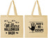 Personalized Halloween Cotton Tote Bags - Zombie | 250025