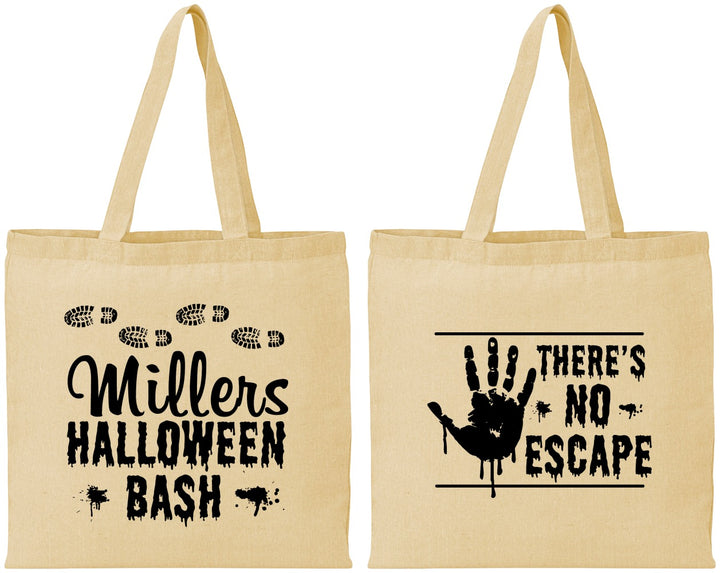 Personalized Halloween Cotton Tote Bags - Zombie | 250025