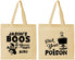 Personalized Halloween Cotton Tote Bags - Ghost Boo | 250042