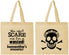 Personalized Halloween Cotton Tote Bags - Sugar Skull | 250050