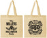 Personalized Halloween Cotton Tote Bags - Sugar Skull | 250061