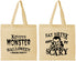 Personalized Halloween Cotton Tote Bags - Eat Drink Be Scary | 250063