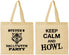Personalized Halloween Cotton Tote Bags - Howl | 250069